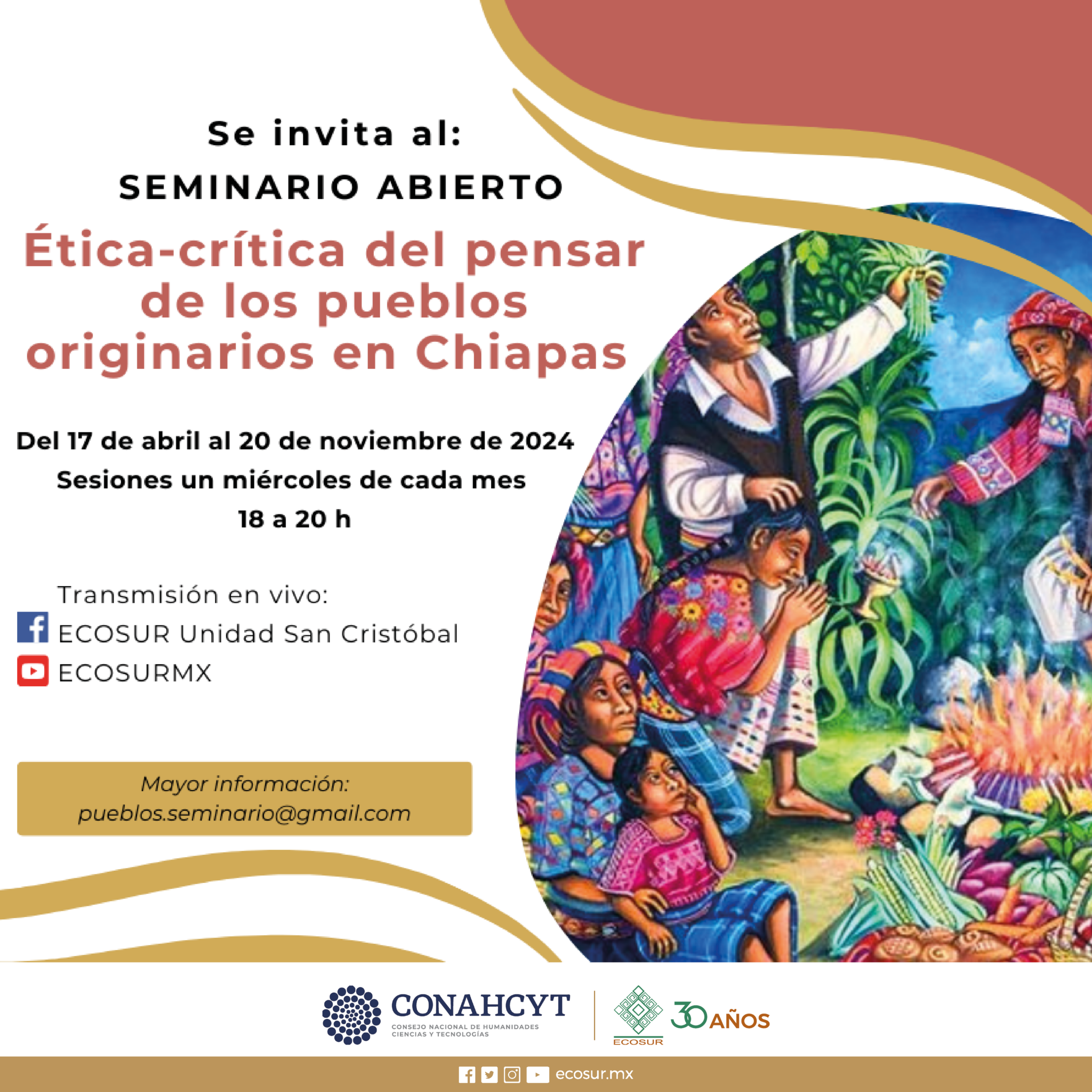 Seminario abierto “Ética- crítica del pensar de los pueblos originarios en Chiapas”
